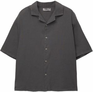 Pull&Bear Košeľa  tmavosivá