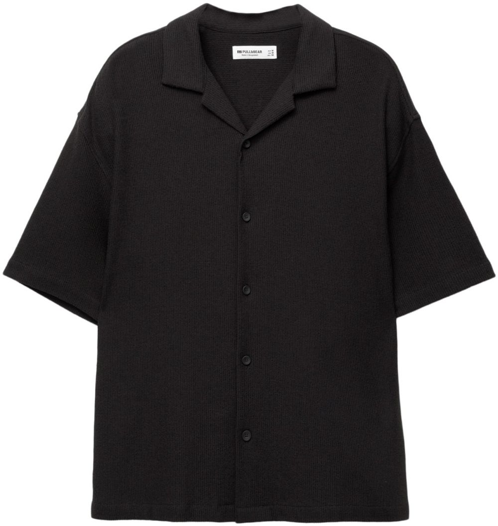 Pull&Bear Košeľa  čierna