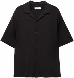 Pull&Bear Košeľa  čierna