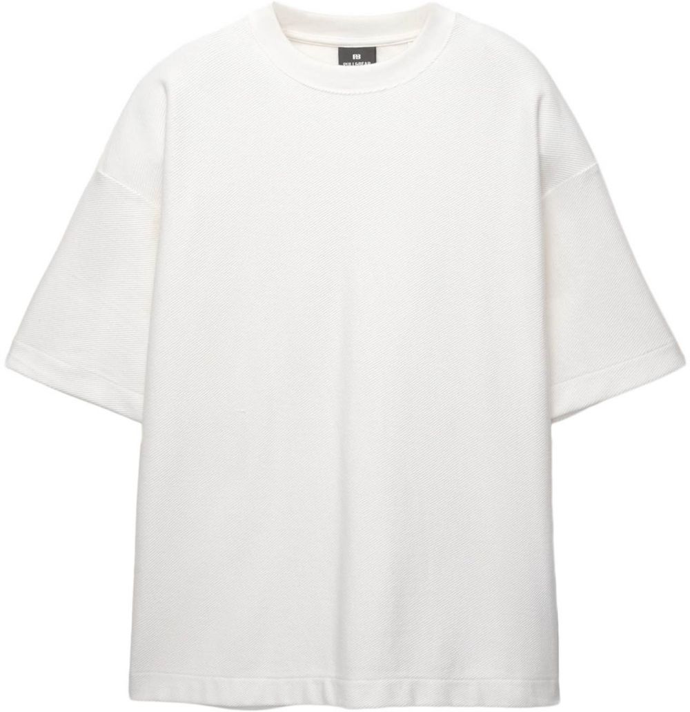 Pull&Bear Tričko  biela