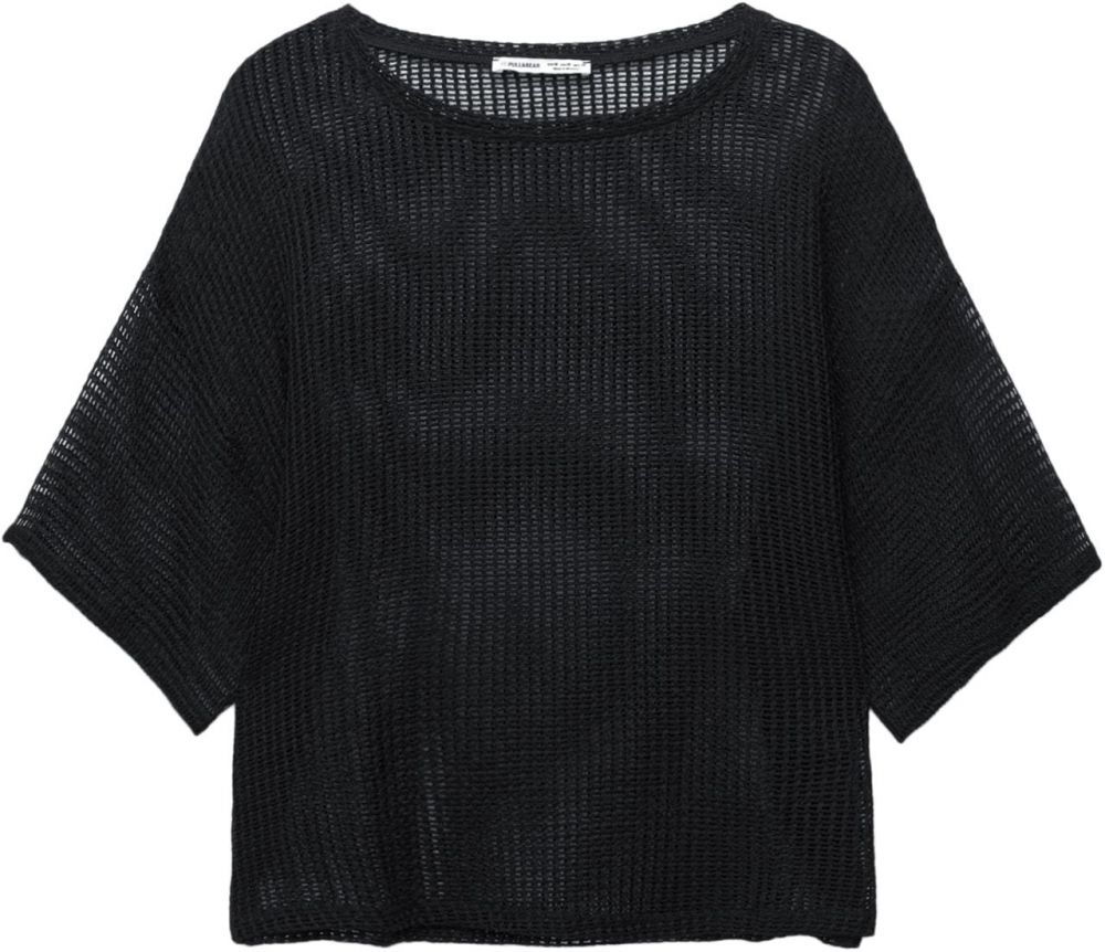 Pull&Bear Tričko  čierna