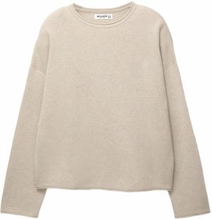 Pull&Bear Sveter  šedobiela