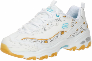 SKECHERS Nízke tenisky 'D LITES'  zlatá žltá / čierna / biela