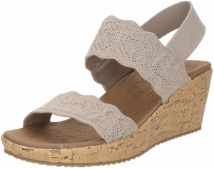 SKECHERS Sandále 'BEVERLEE - TIMELESS TOUCH'  sivá