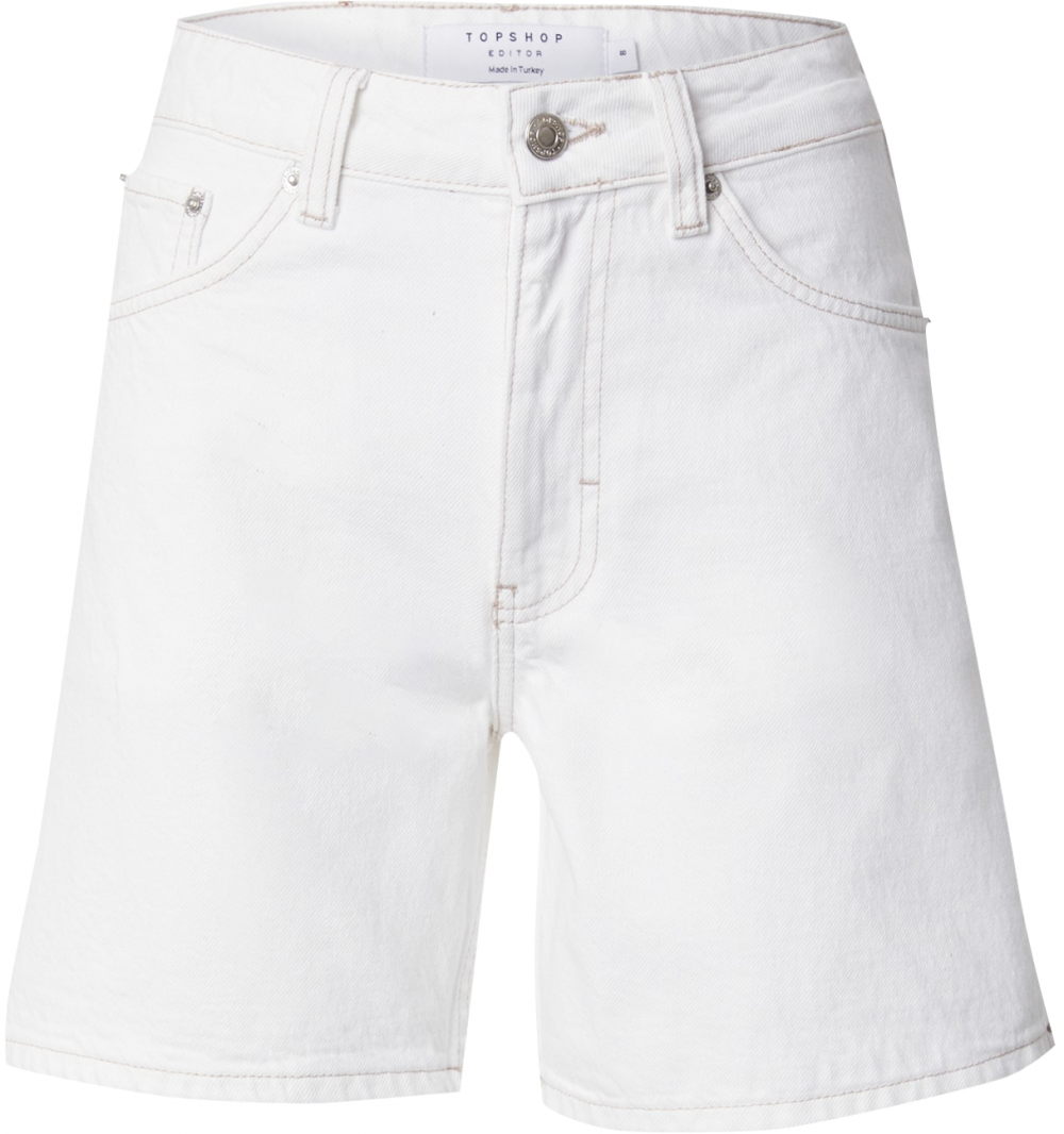 TOPSHOP Džínsy  biela