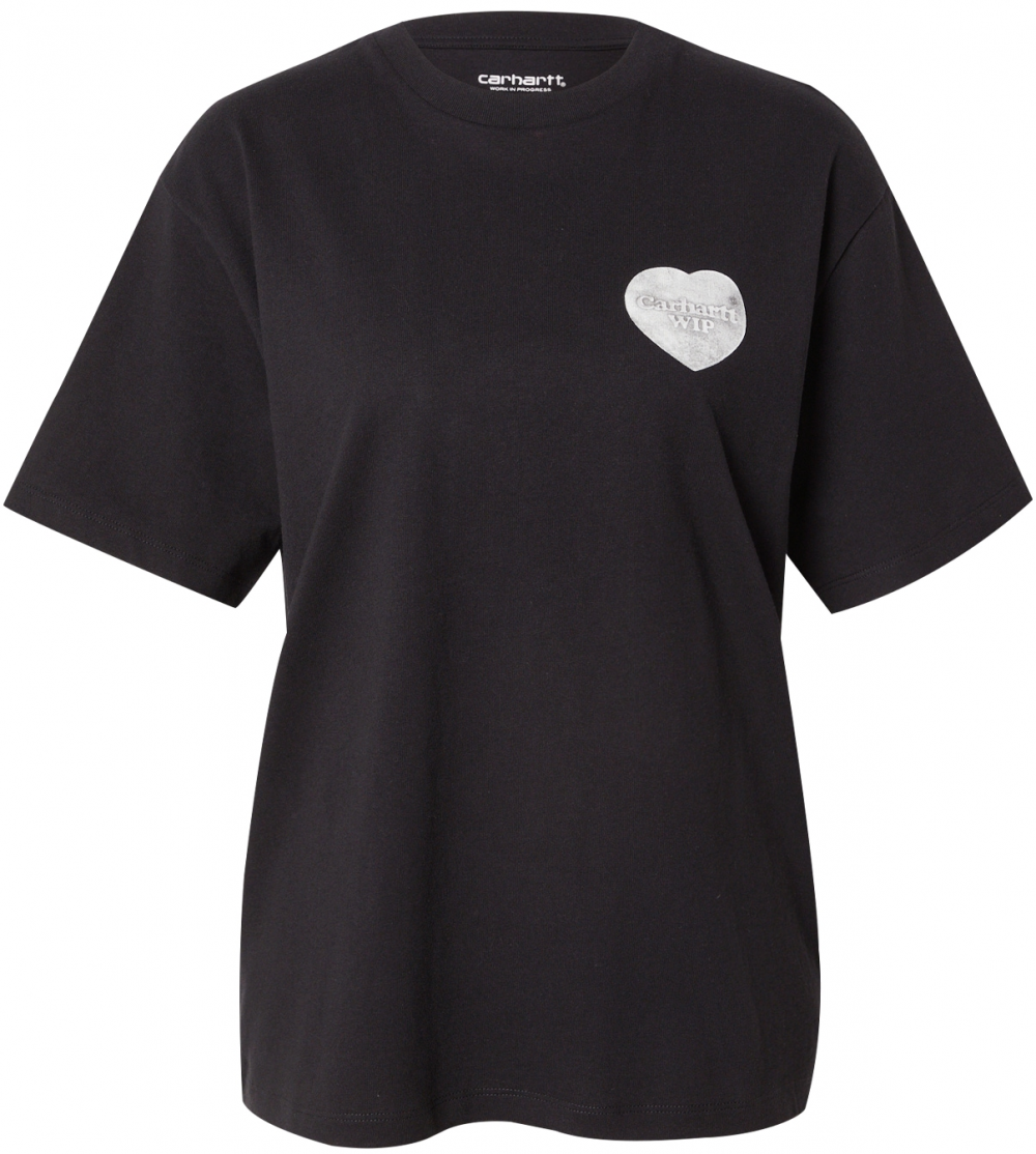 Carhartt WIP Tričko 'Hartt Chain'  sivá / čierna