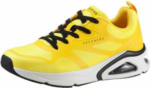SKECHERS Nízke tenisky 'Tres-Air Uno - Revolution -Airy'  karí / citrónová žltá / čierna