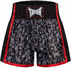 Tapout Športové nohavice 'Camino'  ohnivo červená / čierna / biela