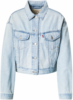 LEVI'S ® Prechodná bunda 'SHRUNKEN 90S TRUCKER REMEMBER IN LINEN DENIM'  modrá denim