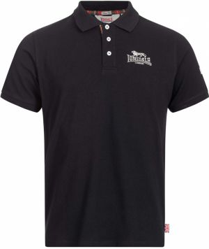 LONSDALE Tričko 'Bruan'  čierna / biela