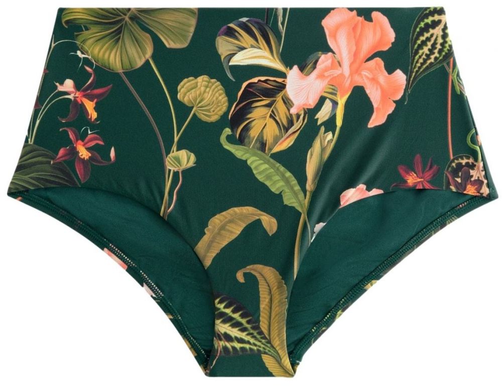 Next Bikinové nohavičky  kiwi / jedľová / oranžová / čierna