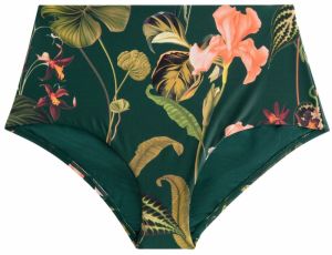 Next Bikinové nohavičky  kiwi / jedľová / oranžová / čierna