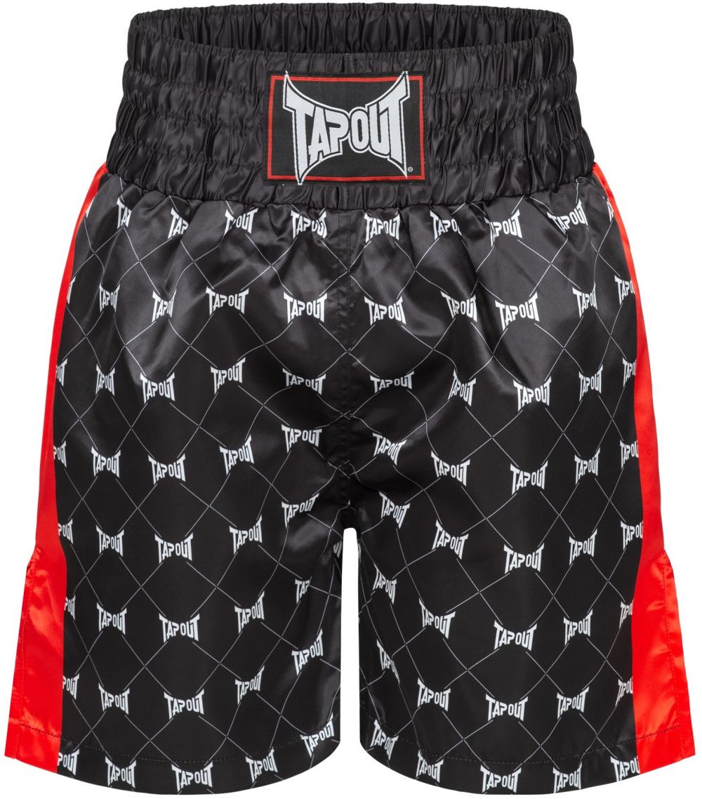 Tapout Športové nohavice 'BRAWLEY'  červená / čierna / biela