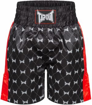 Tapout Športové nohavice 'BRAWLEY'  červená / čierna / biela