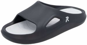 Rieker Sport Šľapky  čierna / biela