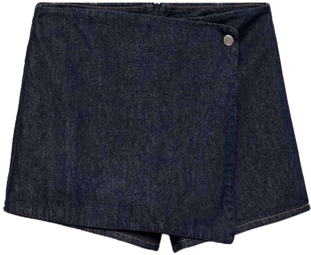 MANGO Sukňa  modrá denim