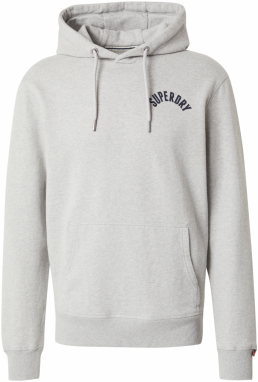 Superdry Mikina 'Athletic Essentials'  námornícka modrá / svetlosivá