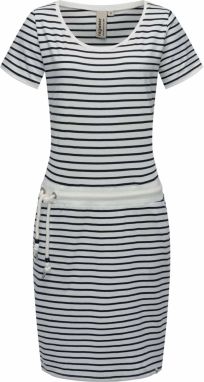 Ragwear Šaty 'Baomi'  čierna / biela