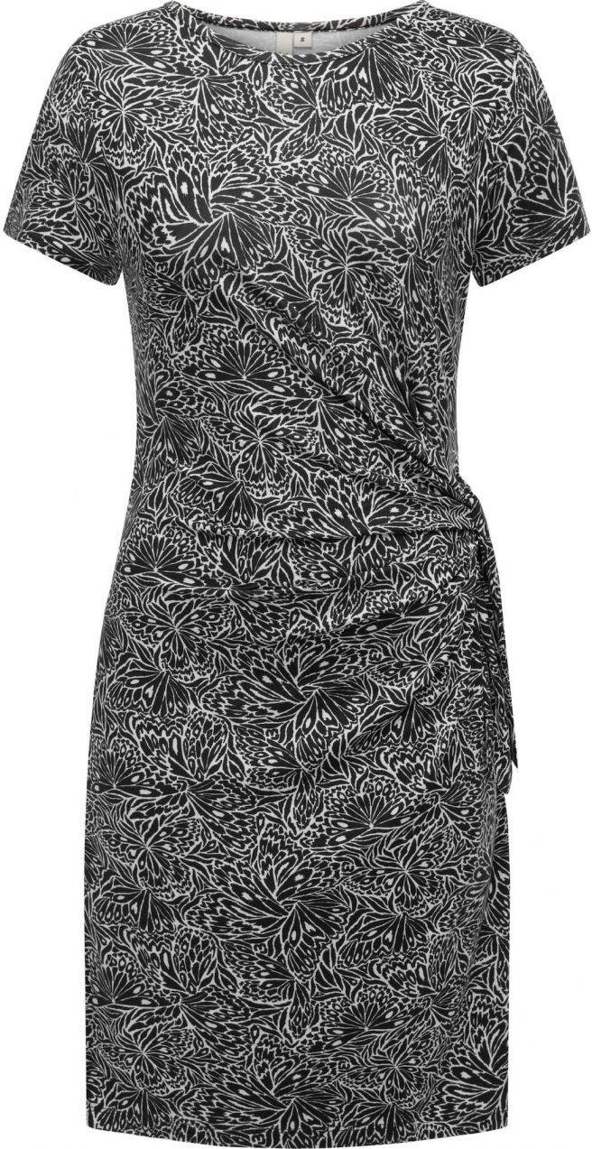 Ragwear Šaty 'Knotta'  tmavomodrá / biela