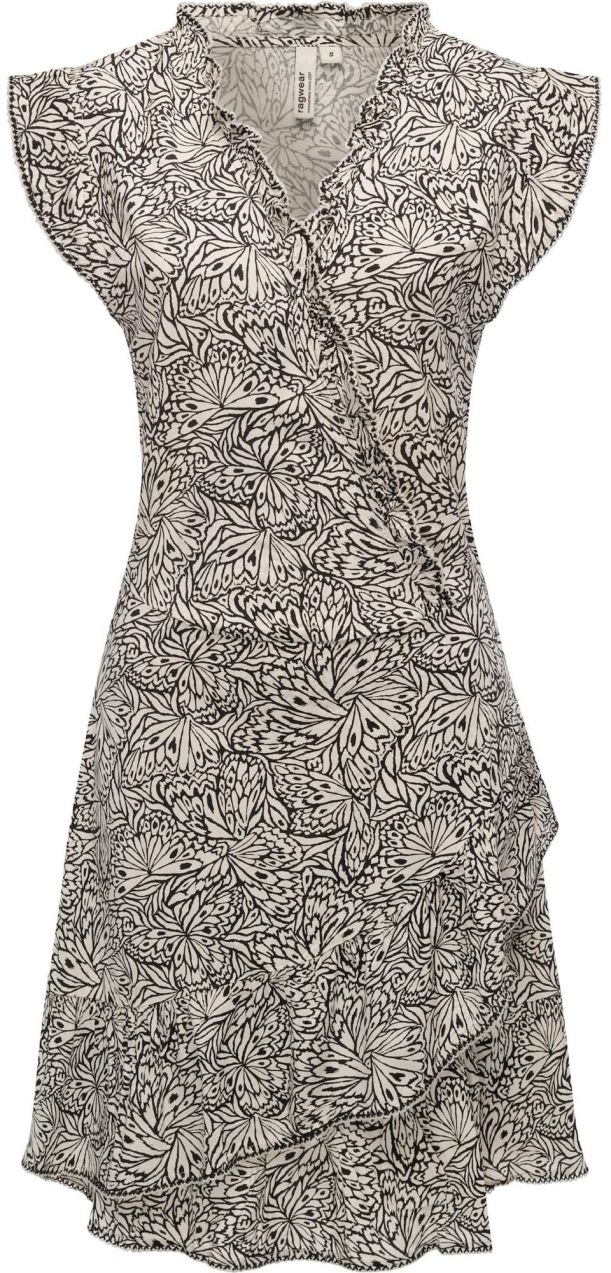 Ragwear Letné šaty 'Chantalia'  nebielená / tmavohnedá