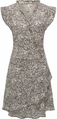 Ragwear Letné šaty 'Chantalia'  nebielená / tmavohnedá