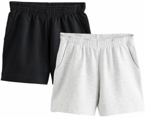 Next Nohavice 'Essentials'  sivá melírovaná / čierna