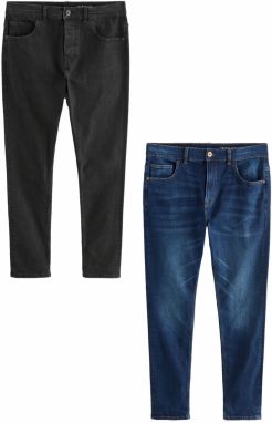 Next Džínsy  tmavomodrá / čierny denim