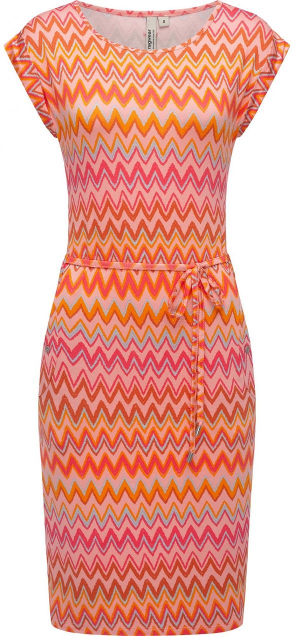 Ragwear Letné šaty 'Taggien'  fialová / oranžová melírovaná / ružová / ružová