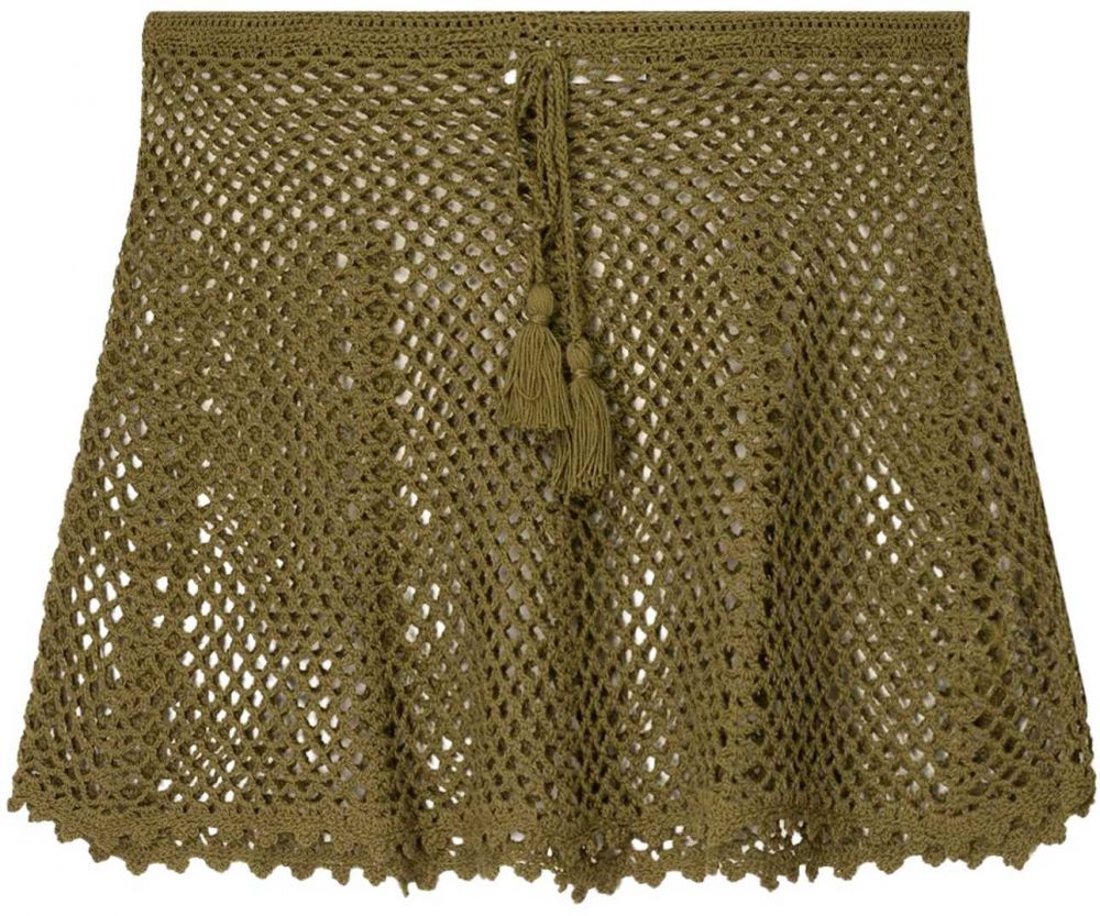 Bershka Sukňa  olivová
