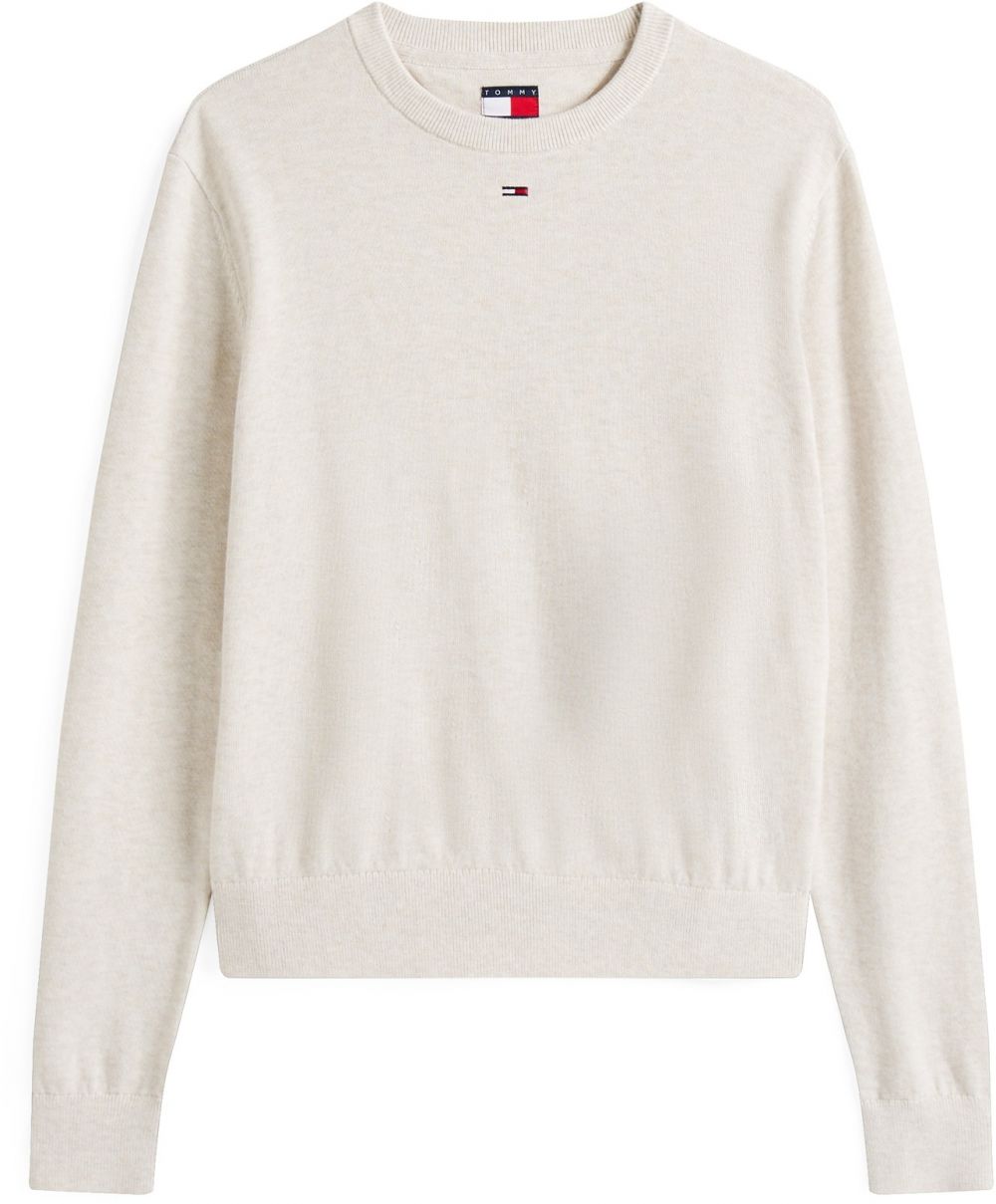 Tommy Jeans Sveter 'ESSENTIAL'  svetlobéžová
