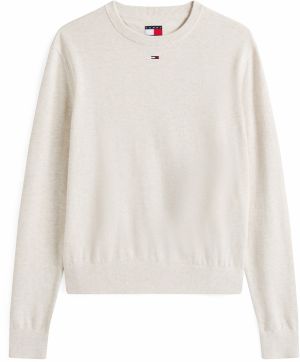Tommy Jeans Sveter 'ESSENTIAL'  svetlobéžová