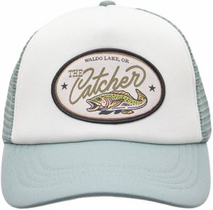 Pull&Bear Čiapka 'CATCHER'  opálová / svetlozelená / čierna / biela