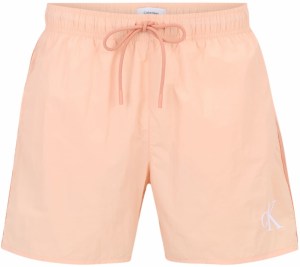 Calvin Klein Swimwear Plavecké šortky  svetlosivá / svetloružová