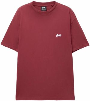 Pull&Bear Tričko  burgundská