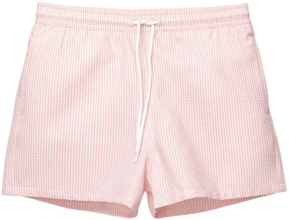 Pull&Bear Plavecké šortky  ružová / biela