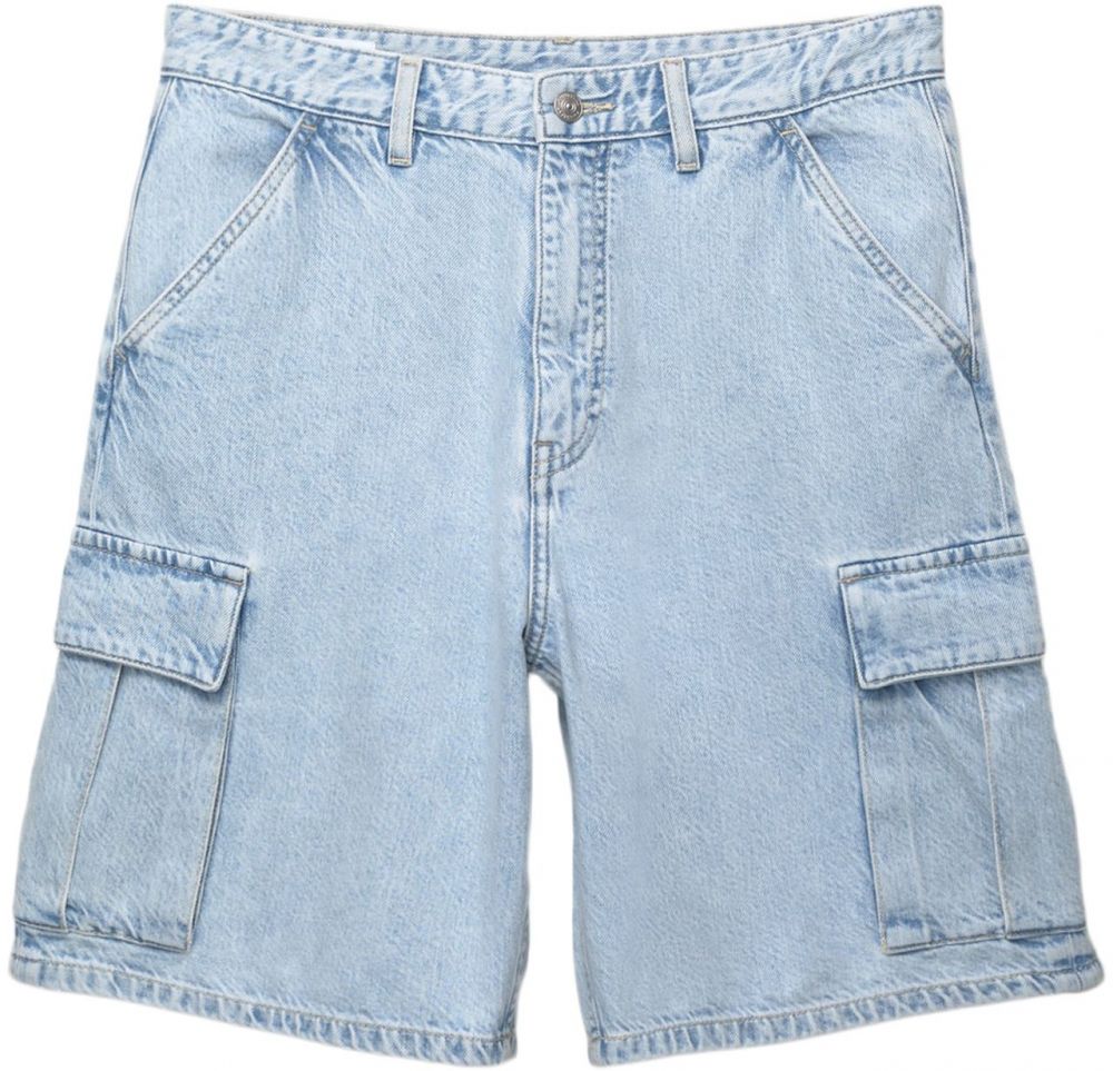 Pull&Bear Rifľové kapsáče  modrá denim