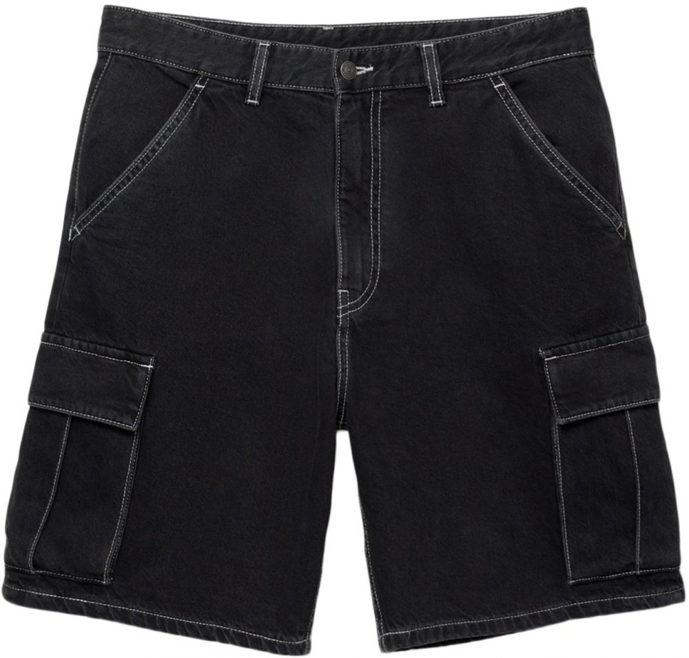 Pull&Bear Rifľové kapsáče  čierna