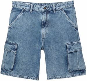 Pull&Bear Rifľové kapsáče  modrá denim