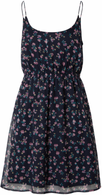 VERO MODA Šaty 'VMSMILLA'  béžová / námornícka modrá / zelená / ružová