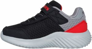 SKECHERS Tenisky 'BOUNDER - TREZIC'  sivá / červená / čierna