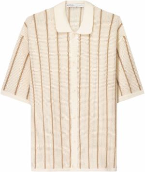Bershka Košeľa  farba ťavej srsti / piesková