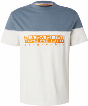 NAPAPIJRI Tričko 'Saturnia'  dymovo modrá / oranžová / biela