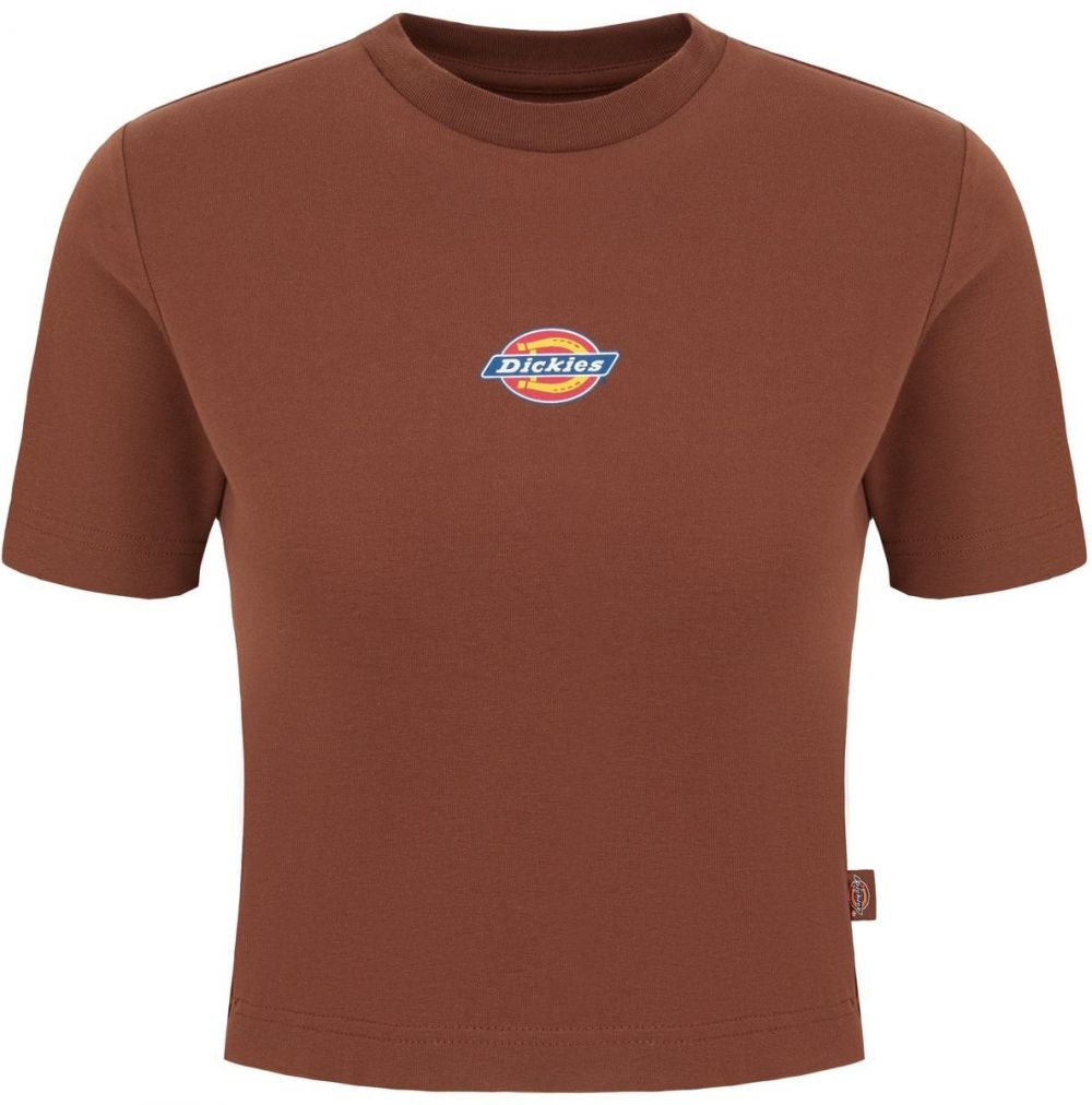 DICKIES Tričko 'Maple Valley'  hnedá