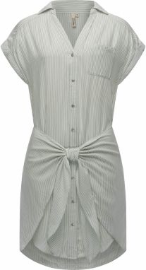 Ragwear Košeľové šaty 'Bahaya'  mätová / biela