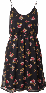 VERO MODA Šaty 'VMSMILLA'  olivová / staroružová / tmavočervená / čierna