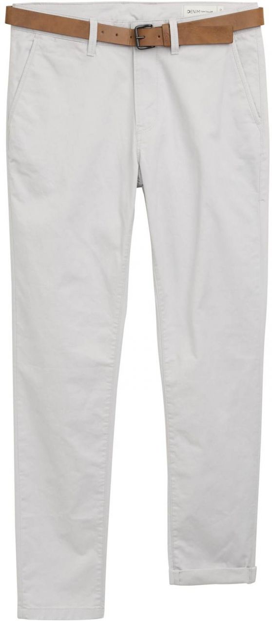 TOM TAILOR DENIM Chino nohavice  svetlosivá