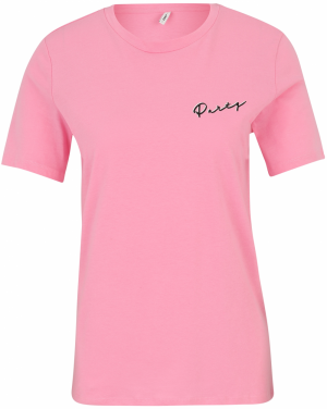 Only Tall Tričko 'ONLLUCIA'  rosé / svetloružová / čierna / biela