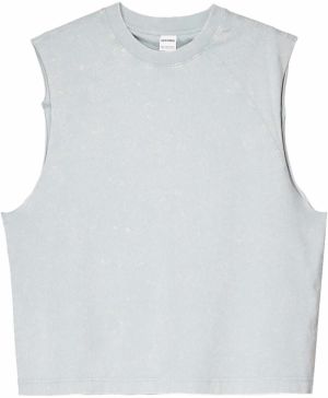 Bershka Tričko  svetlosivá