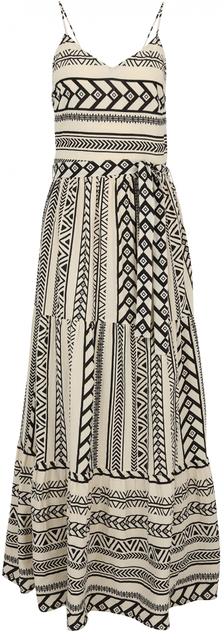 Vero Moda Tall Šaty 'VMDICTHE'  krémová / čierna
