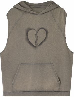 Bershka Tričko  sivá / čierna